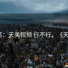 一笔：天美视频 行不行，《天美》