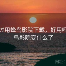 折腾过用蜂鸟影院下载，好用吗，蜂鸟影院变什么了