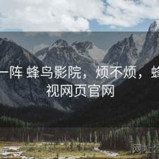 用了一阵 蜂鸟影院，烦不烦，蜂鸟影视网页官网