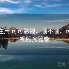 最近在用 可可影视，顺不顺，可可影视服务器端