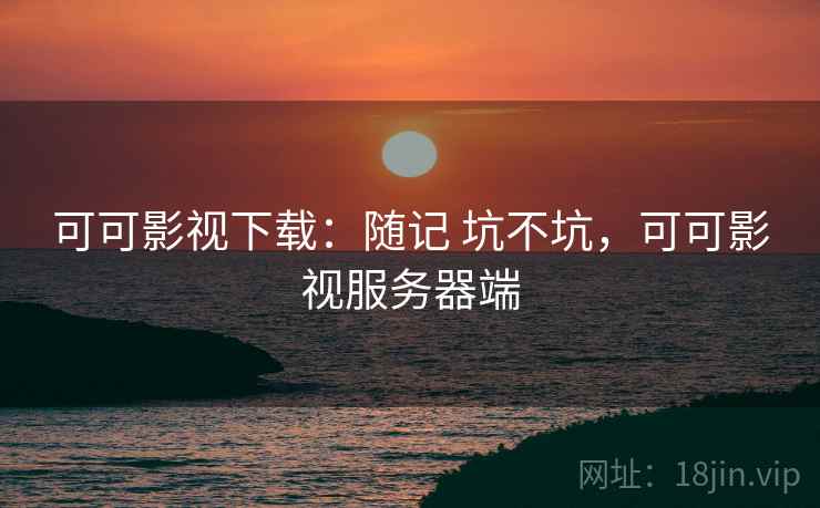 可可影视下载：随记 坑不坑，可可影视服务器端  第1张