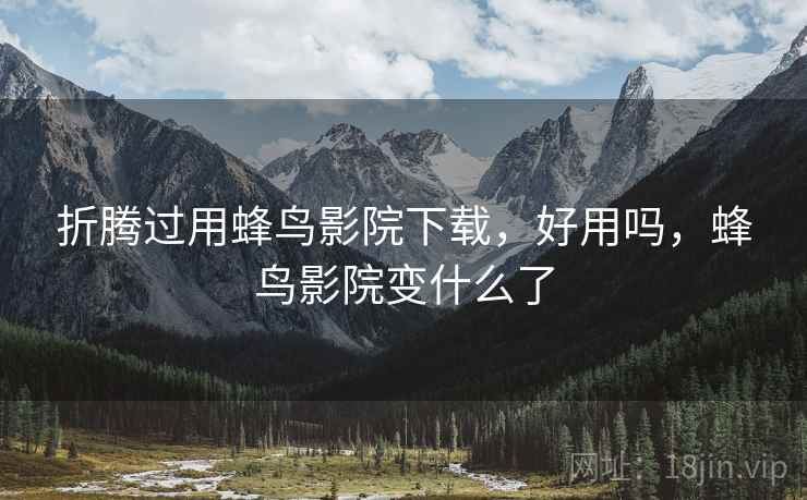 折腾过用蜂鸟影院下载,好用吗,蜂鸟影院变什么了 第2张 折腾过用蜂鸟影院下载,好用吗,蜂鸟影院变什么了 第2张